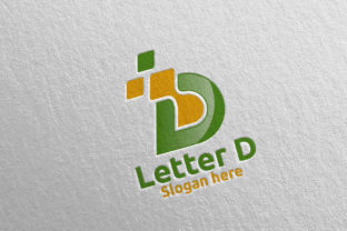 Digital Letter D Logo Design 2: A Modern Branding Asset
