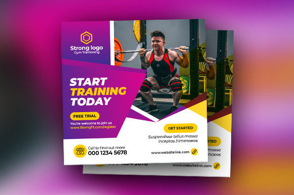 Elevate Your Brand with Fitness Gym Social Media Posts