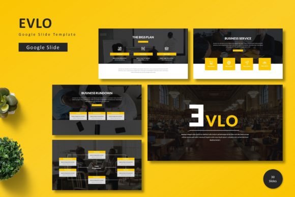Evlo - Google Slide Template: A Professional Design Asset