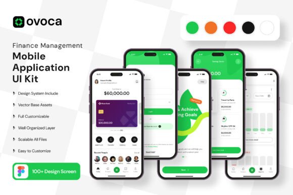 Finance Management App Mobile UI KIT: Your All-in-One Design Toolkit