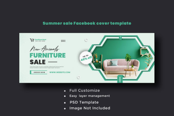 Furniture Sale Facebook Cover: Design Your Own Template