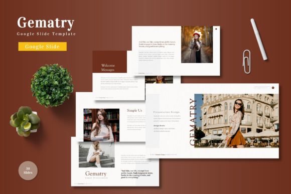 Gematry - Google Slide Template