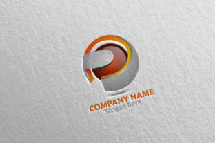 Letter P Logo Design 24: A Modern Vector Template for Branding