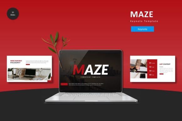 Maze - Keynote Template: Professional Presentation Design