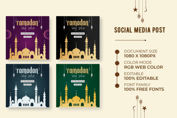 Ramadan Kareem Islamic Social Media Post